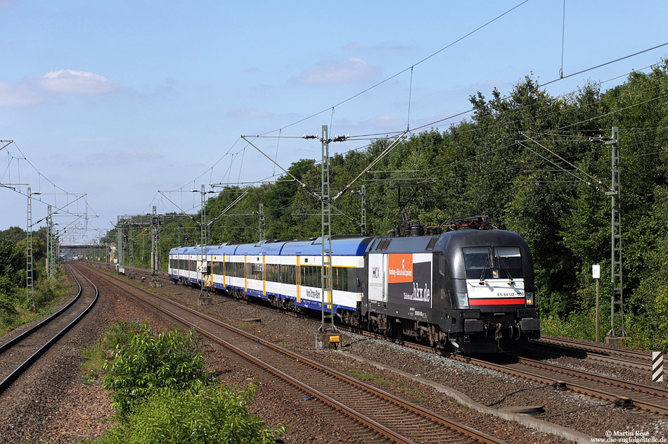 HKX1802 Hamburg - Köln bei Köln Stammheim, bespannt mit ES64 U2-030