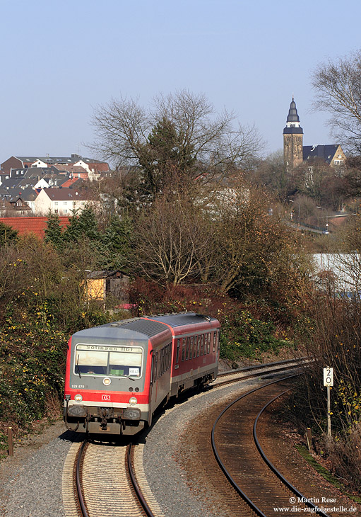 628 670 auf dem Müngstener bei Wuppertal Rauenthal