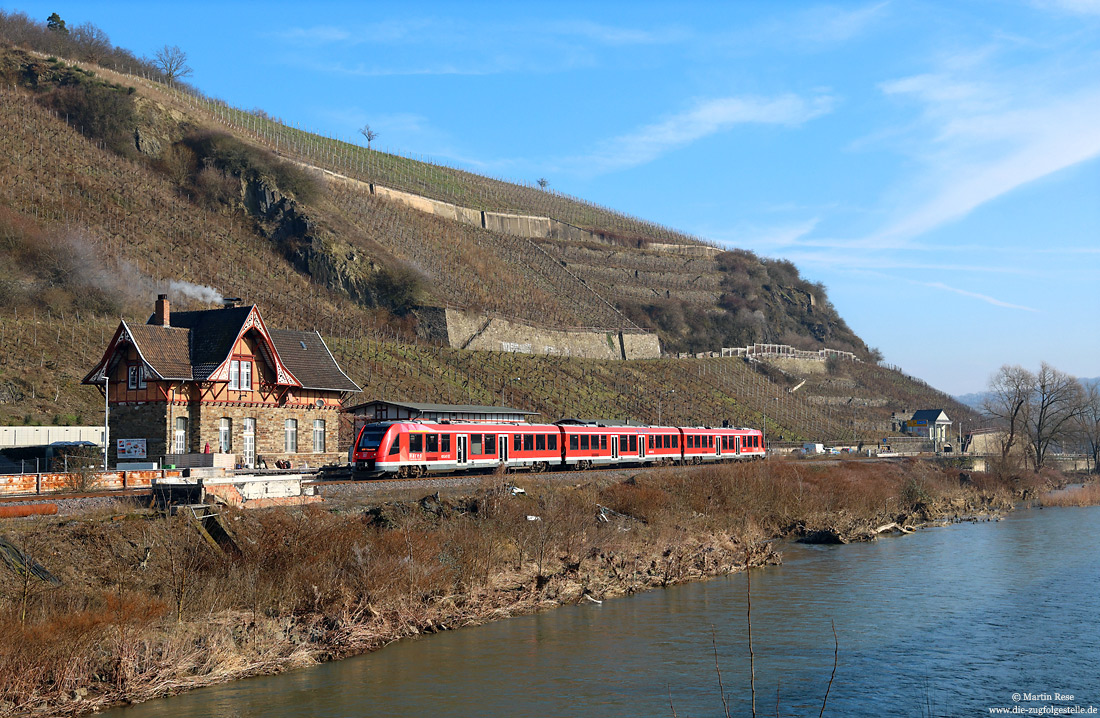 620 026 am ehemaligen Bahnhof Heimersheim im Ahrtal