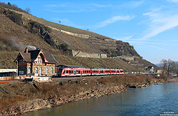 620 026 am ehemaligen Bahnhof Heimersheim im Ahrtal