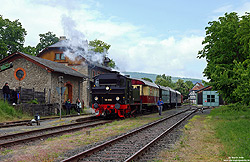98 886 der Museumseisenbahn Mellrichstadt Fladungen im Endbahnhof