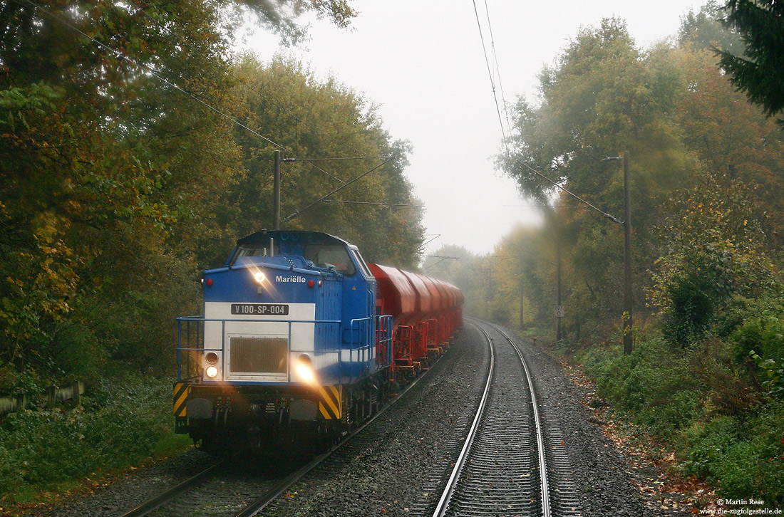 V100-SP-004 der Firma Spitzke auf der Emslandstrecke bei Emsdetten